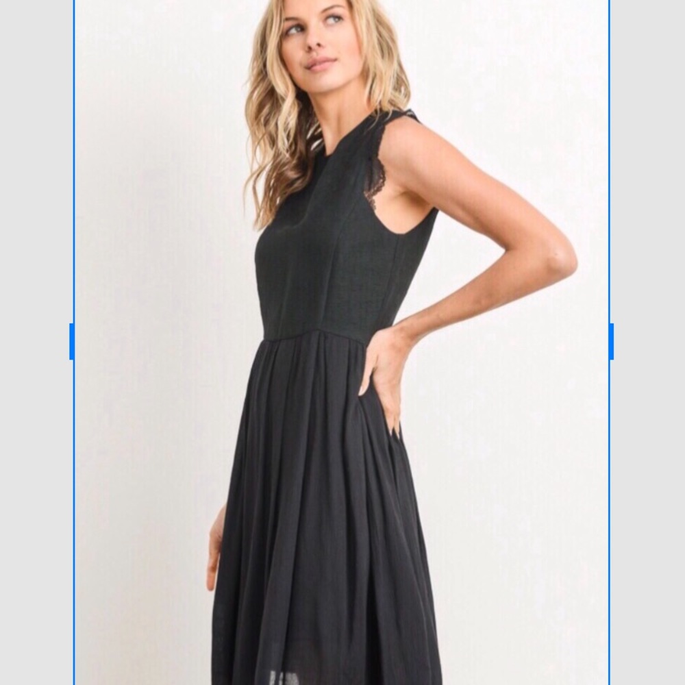 Black dress from Gilli.